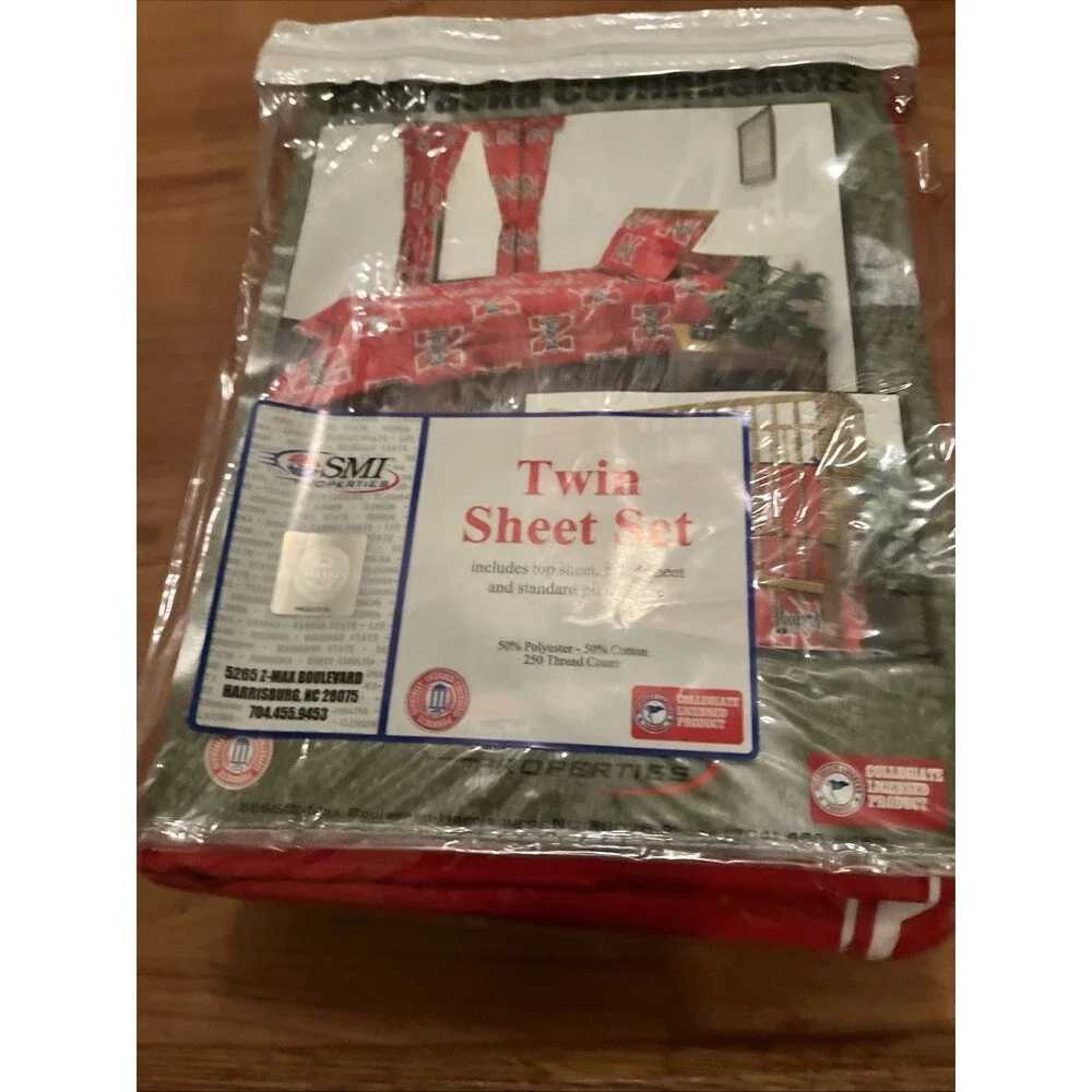 Nebraska Cornhuskers 3-Piece Twin Sheet Set Multi-Color